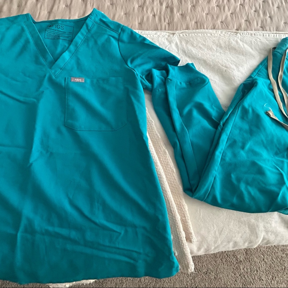 Figs Scrub Set Teal XXS/XXSP
